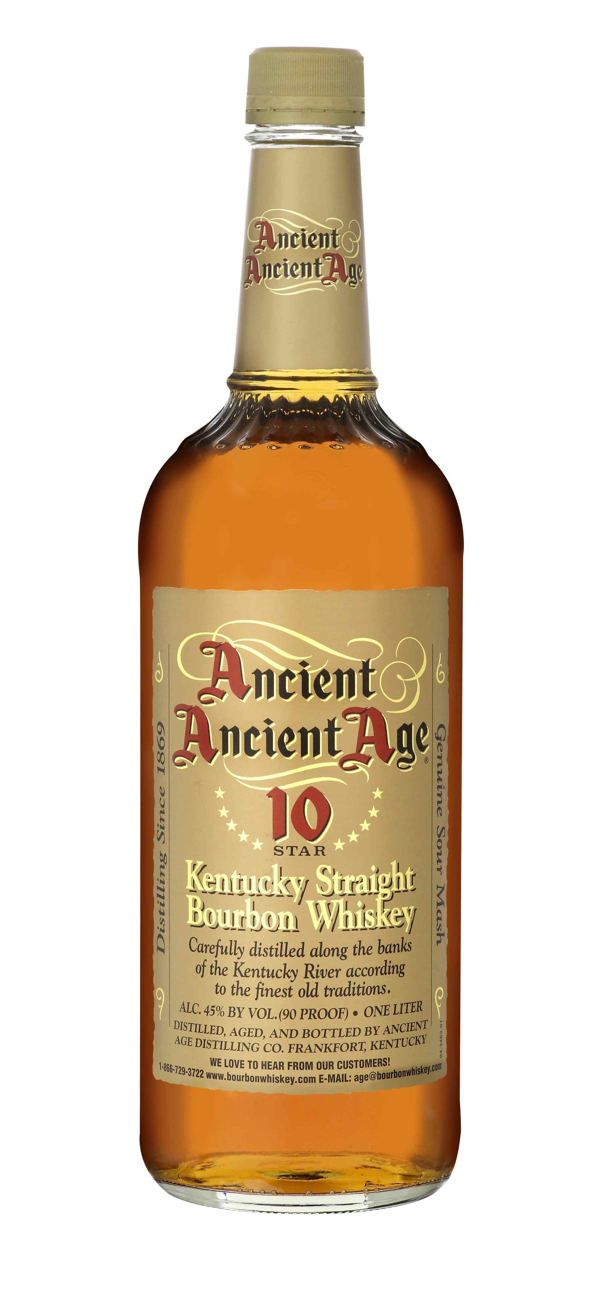 Ancient Age 10 Star Kentucky Straight Bourbon Whiskey 90 Proof