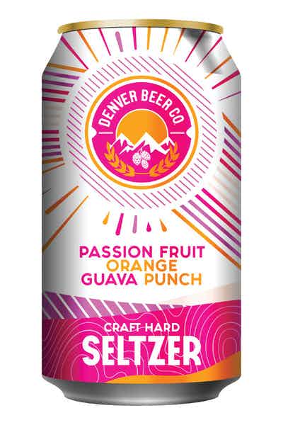 Denver Beer Co. Craft Hard Seltzer - Passion Fruit Orange Guava