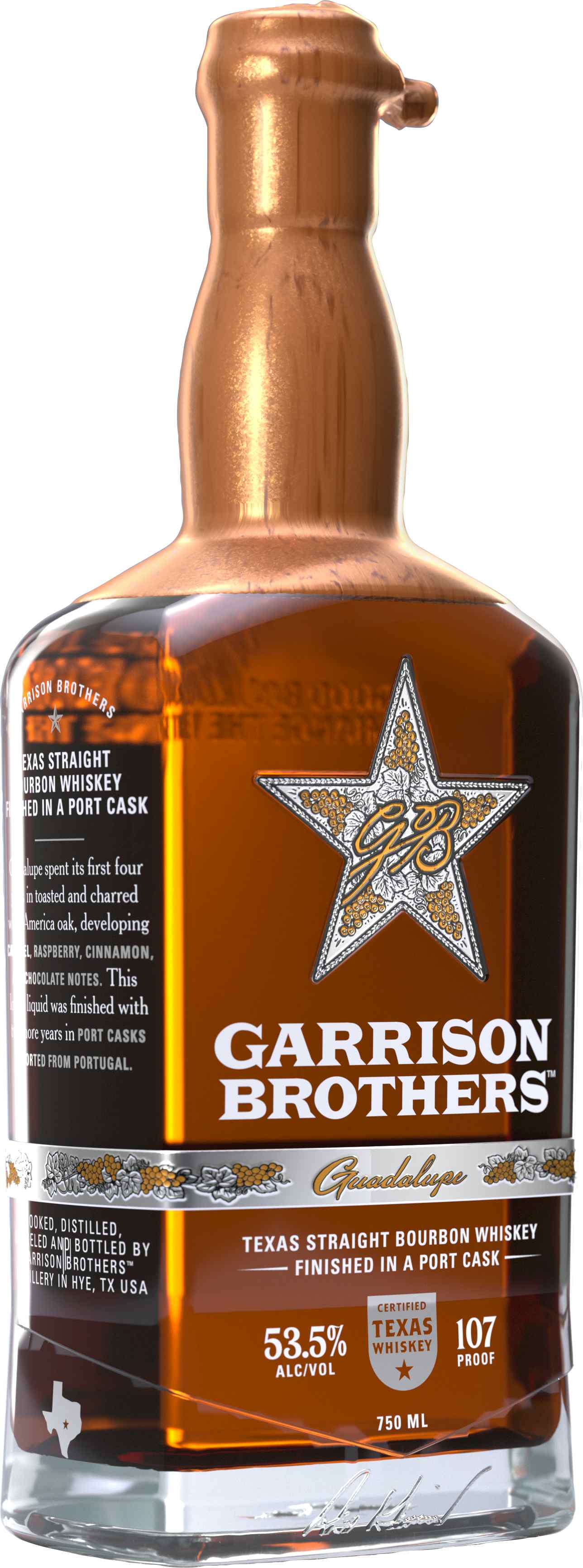 Garrison Brothers Guadalupe Port Cask Texas Straight Bourbon Whiskey