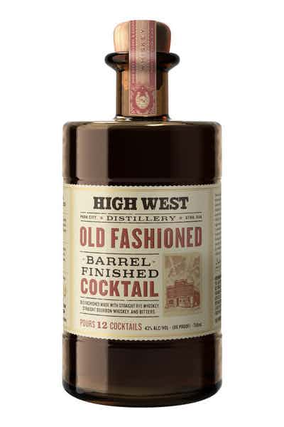 High West Old Fashioned Barrel Finished Whiskey Premixed Cocktail