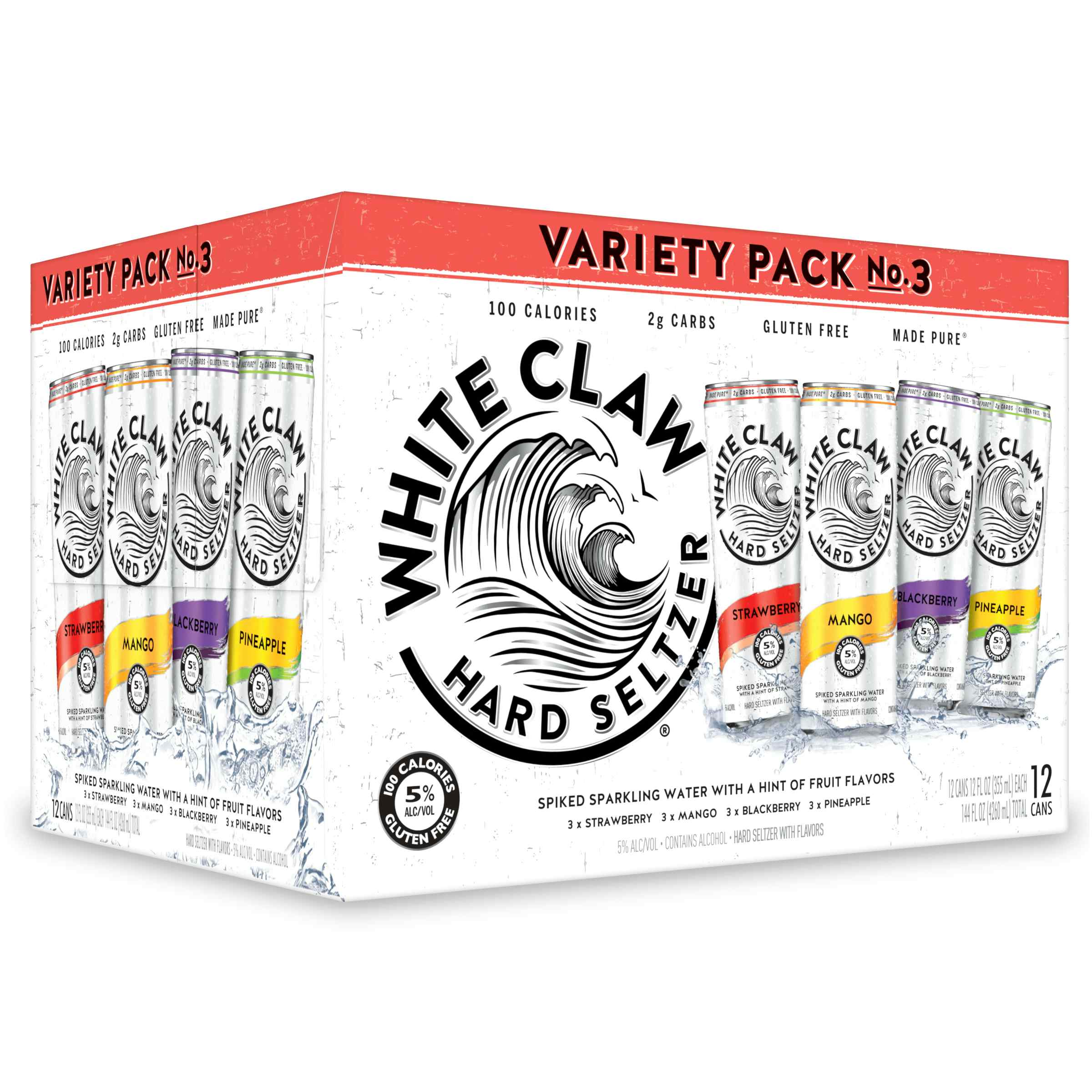 White Claw Hard Seltzer Variety Pack No. 3